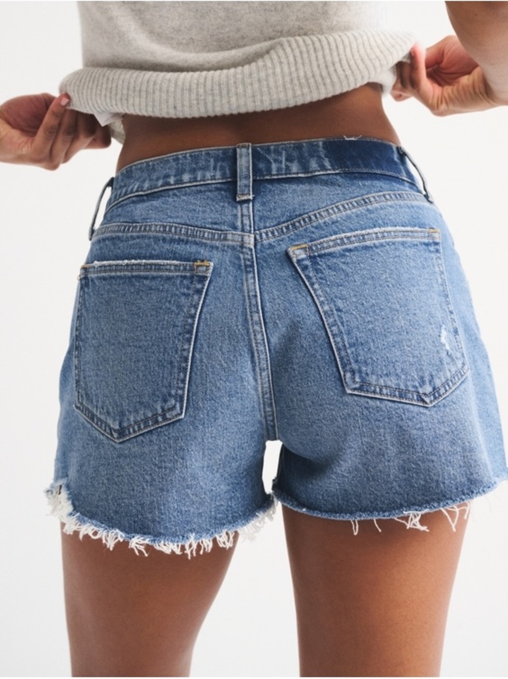 Curve Love High Rise Mom Short by Abercrombie & Fitch